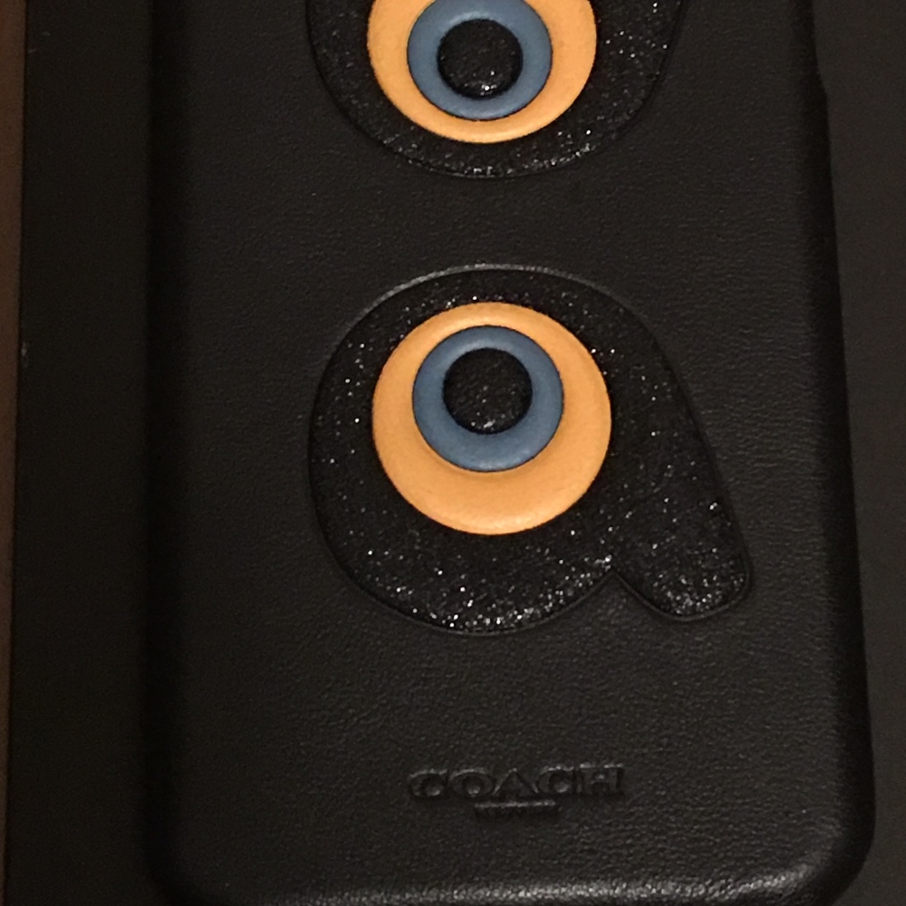 NIB - COACH FUZZ COLLECTION LEATHER IPHONE 7 CASE - Picture 4 of 6